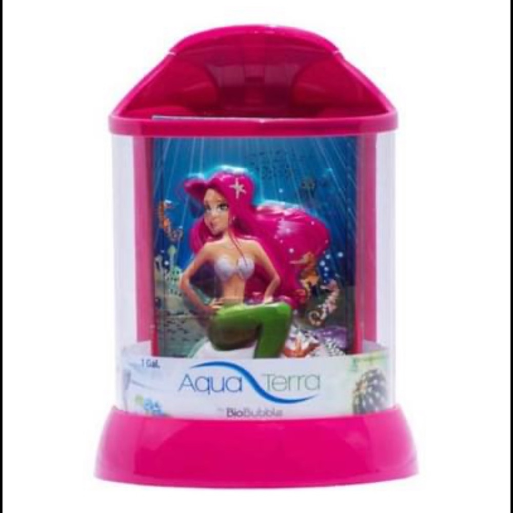 Little mermaid aqua fish tank